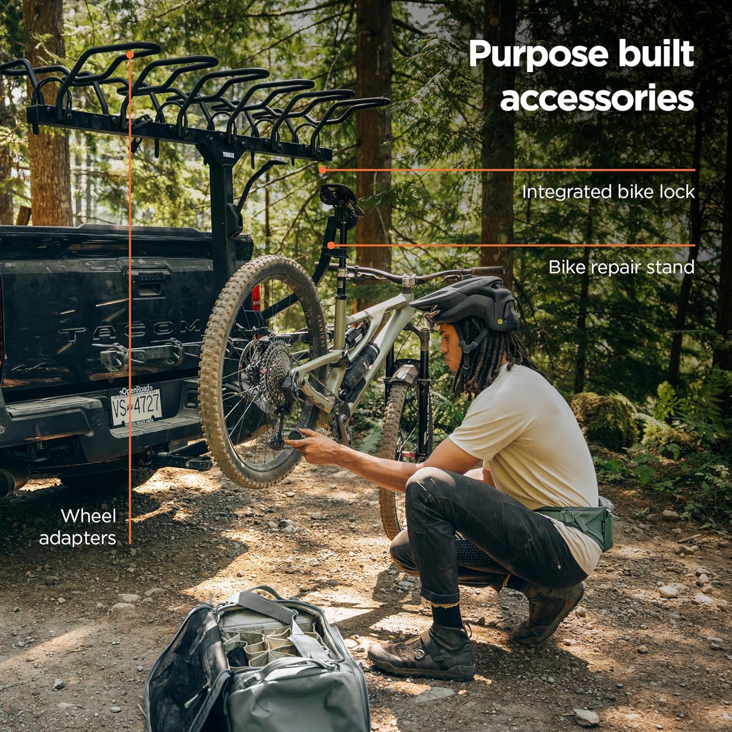 Thule Revert Vertical Hitch Rack - 6 Bikes – Krafty Bikes